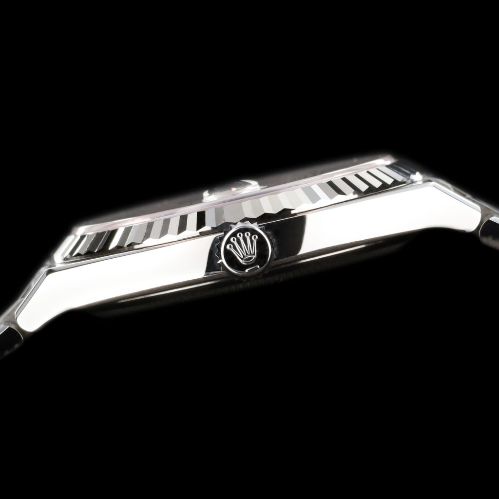 Rolex Land-Dweller Land-Dweller 36 Oystersteel – White Gold / White / Flat Jubilee