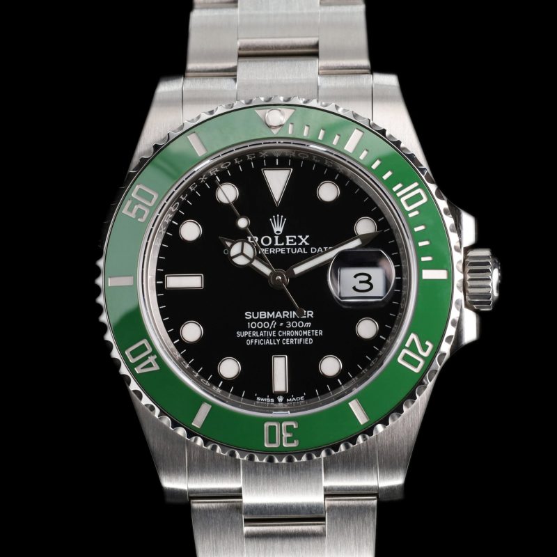 Rolex Submariner Date 41 Stainless Steel / Black / Green Cerachrom