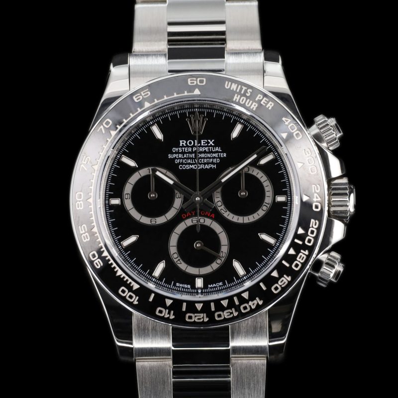 Rolex Daytona Cosmograph Stainless Steel – Cerachrom / Black / Oyster