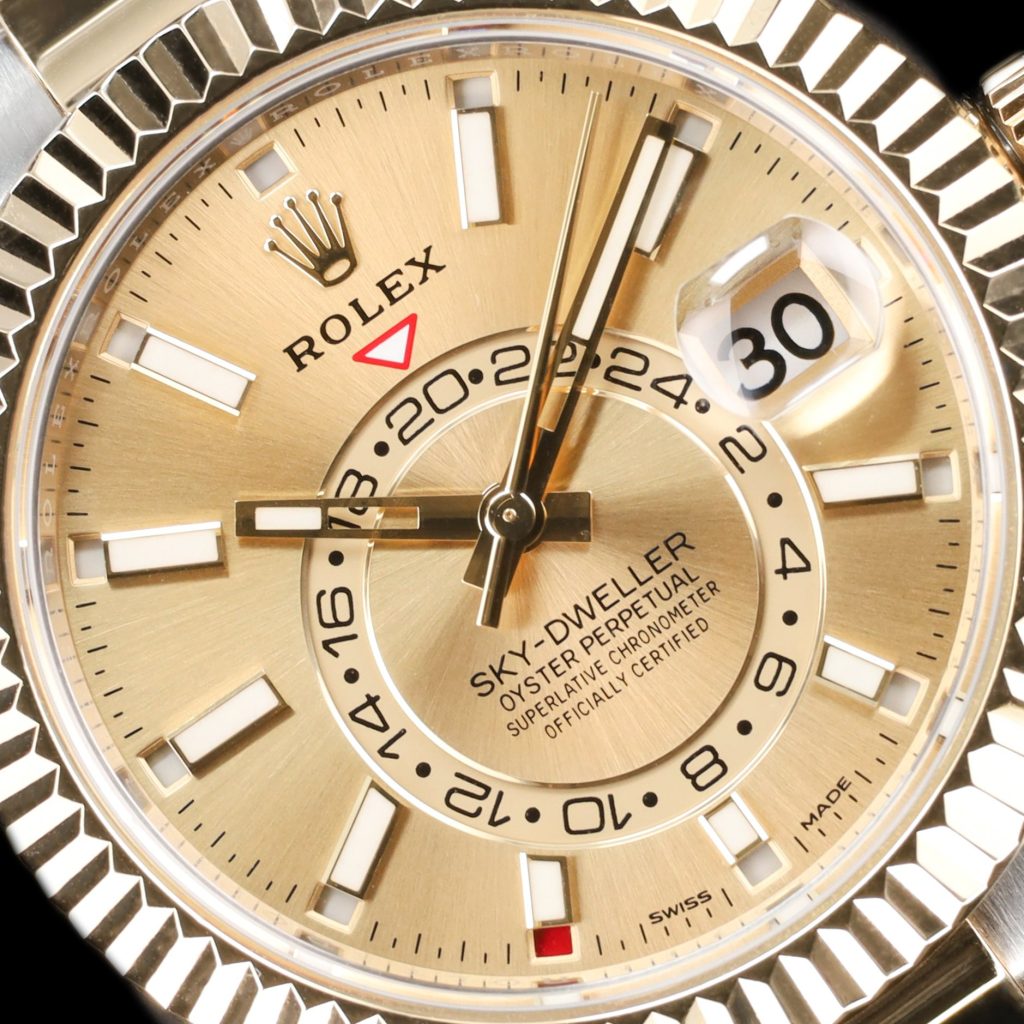 Rolex Sky-Dweller Sky-Dweller Stainless Steel / Yellow Gold / Champagne