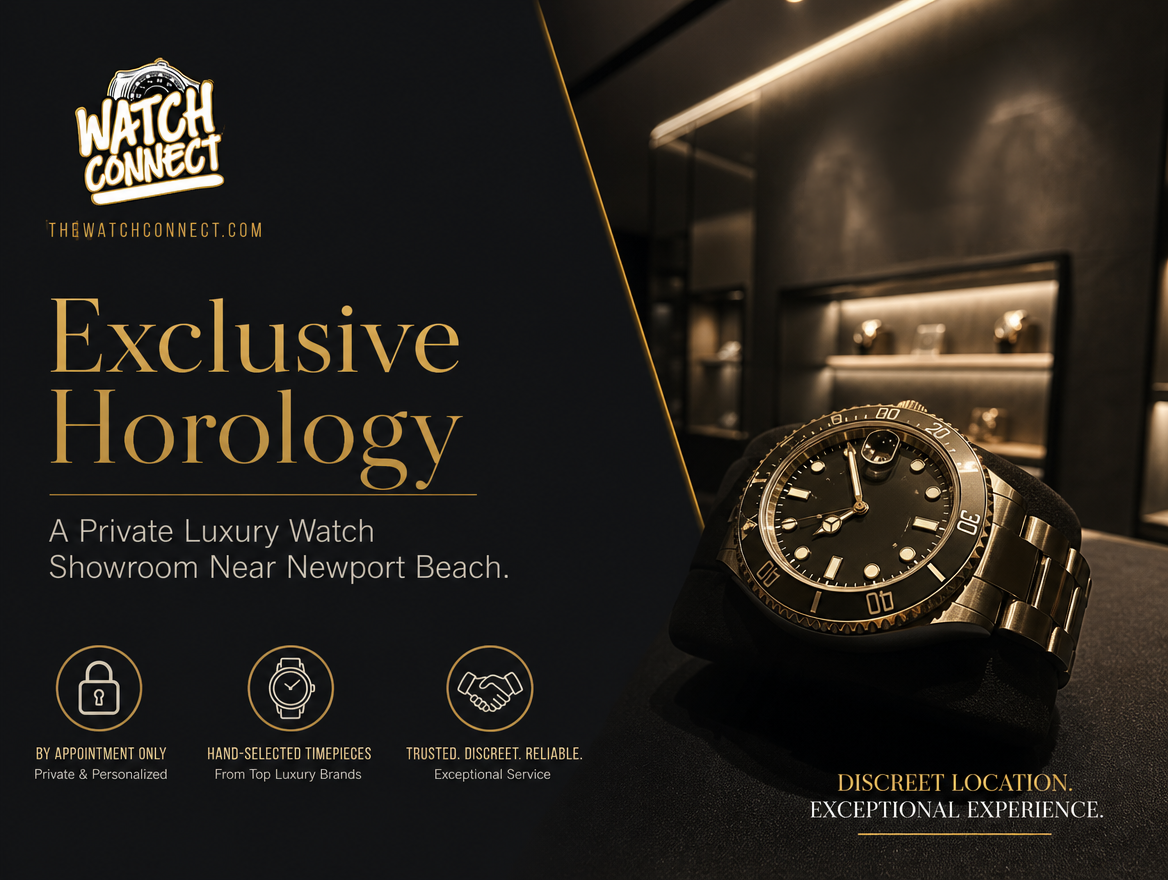 A Private Luxury Watch Showroom Near Newport Beach