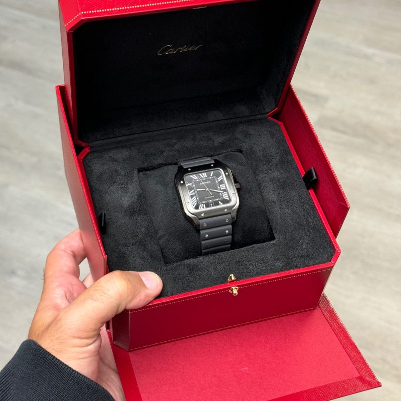 Cartier Santos All Black DLC