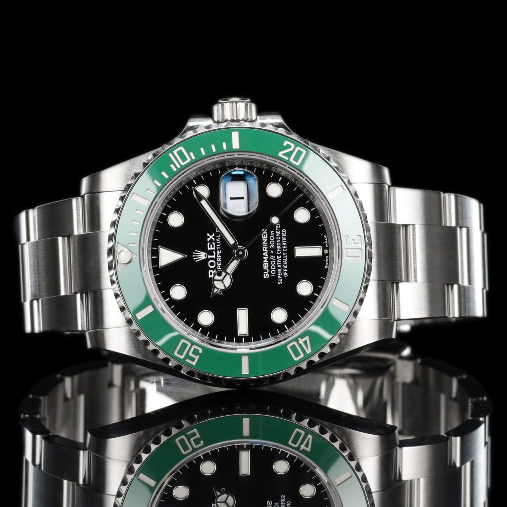 Rolex Submariner Date 41 Stainless Steel / Black / Green Cerachrom Starbucks