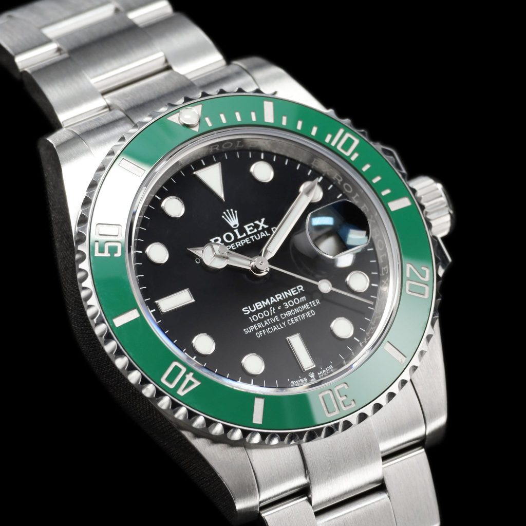 Rolex Submariner Date 41 Stainless Steel / Black / Green Cerachrom Starbucks