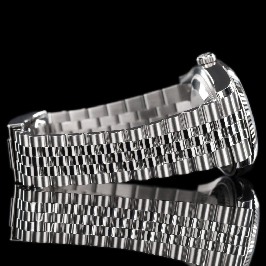 Rolex Datejust 36 Stainless Steel / Fluted / Green / Jubilee