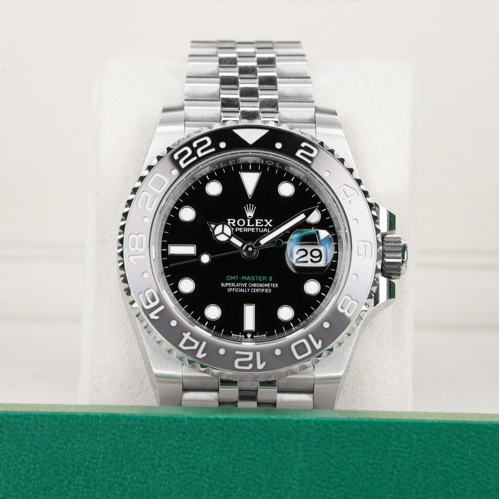 Rolex GMT-Master GMT-Master II Stainless Steel / GRNR / Jubilee