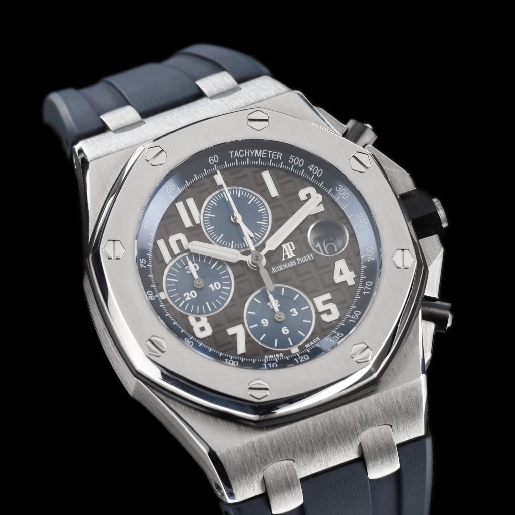 Audemars Piguet Royal Oak Offshore 42 Stainless Steel / Brown / Alligator
