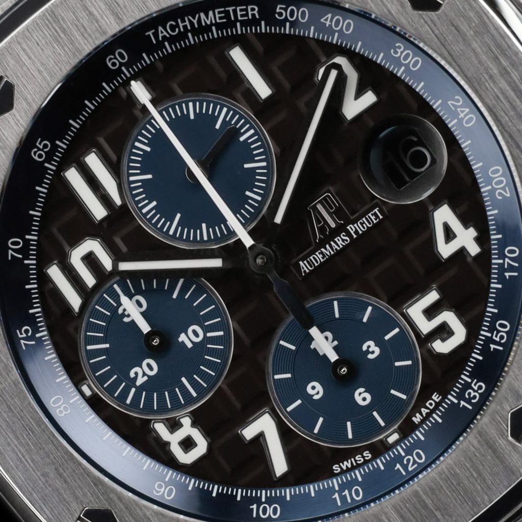 Audemars Piguet Royal Oak Offshore 42 Stainless Steel / Brown / Alligator