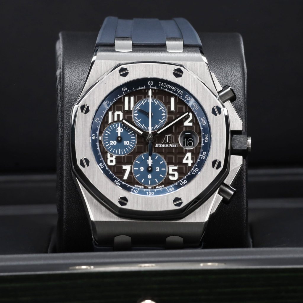 Audemars Piguet Royal Oak Offshore 42 Stainless Steel / Brown / Alligator