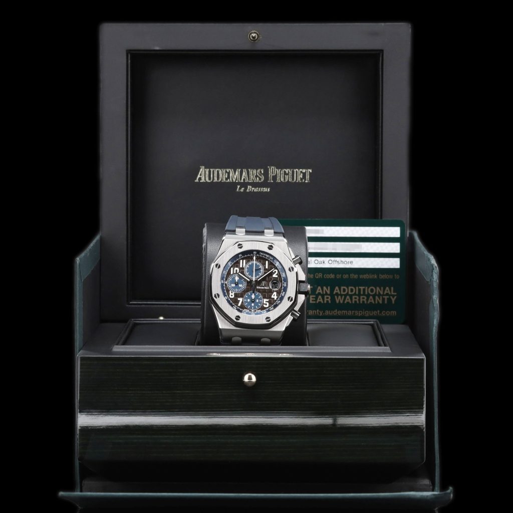 Audemars Piguet Royal Oak Offshore 42 Stainless Steel / Brown / Alligator