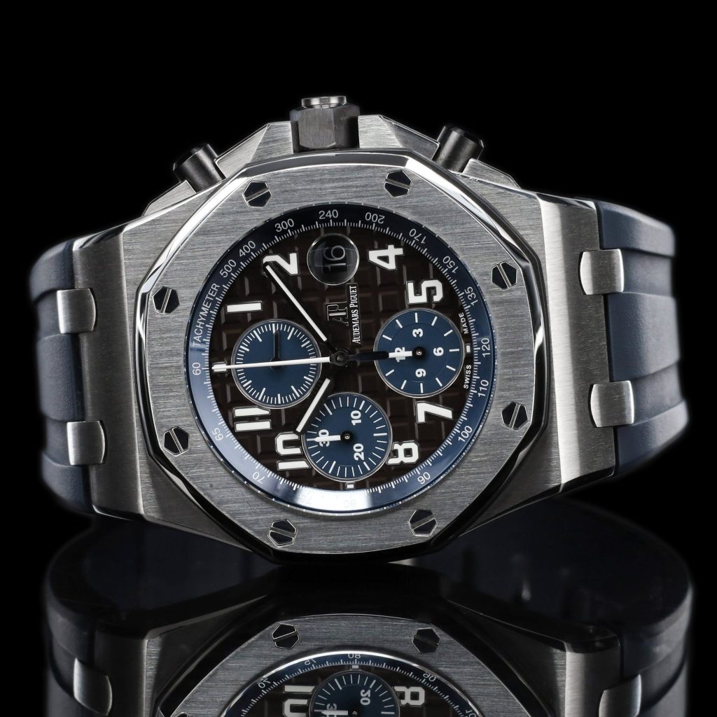 Audemars Piguet Royal Oak Offshore 42 Stainless Steel / Brown / Alligator