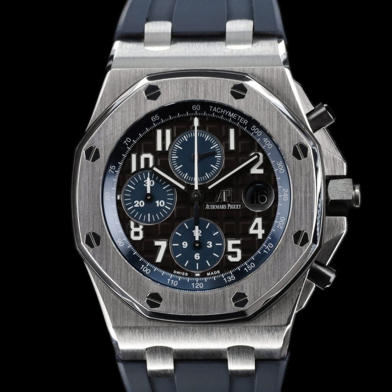 Audemars Piguet Royal Oak Offshore 42 Stainless Steel / Brown / Alligator