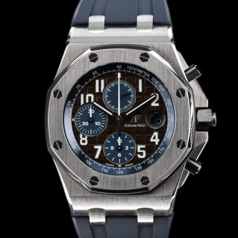 Audemars Piguet Royal Oak Offshore 42 Stainless Steel / Brown / Alligator
