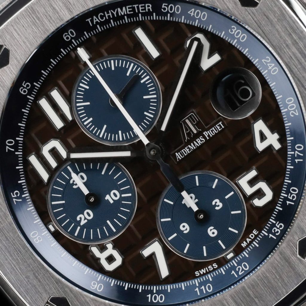 Audemars Piguet Royal Oak Offshore 42 Stainless Steel / Brown / Alligator