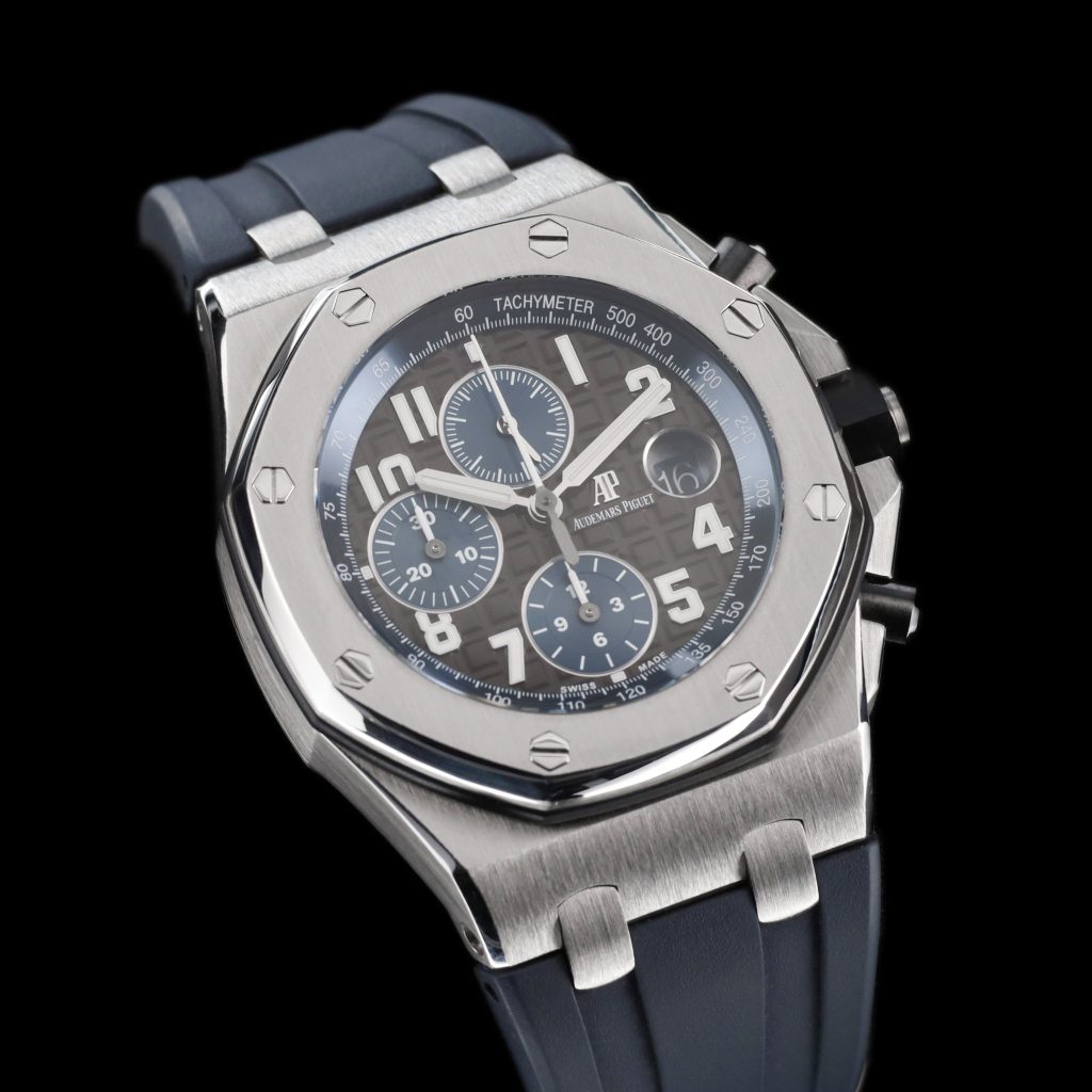 Audemars Piguet Royal Oak Offshore 42 Stainless Steel / Brown / Alligator