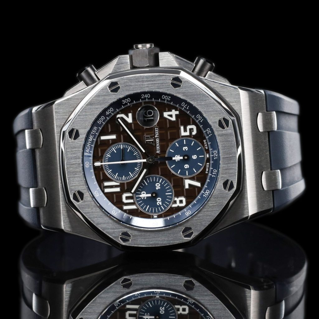 Audemars Piguet Royal Oak Offshore 42 Stainless Steel / Brown / Alligator