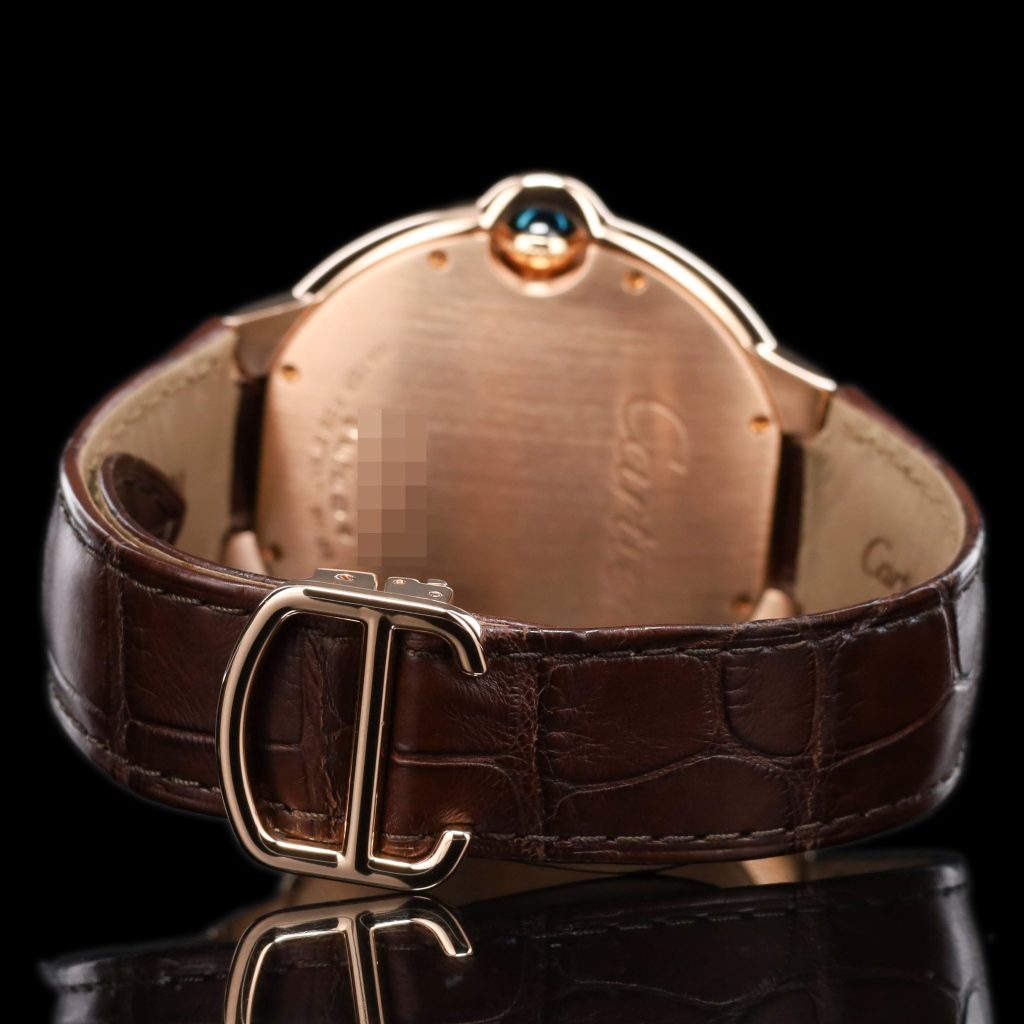 cartier Ballon Bleu 42 Automatic Pink Gold / Chocolate