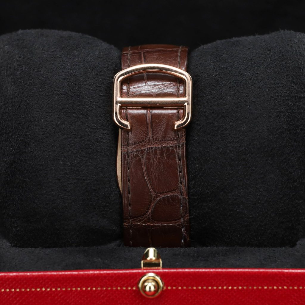 cartier Ballon Bleu 42 Automatic Pink Gold / Chocolate