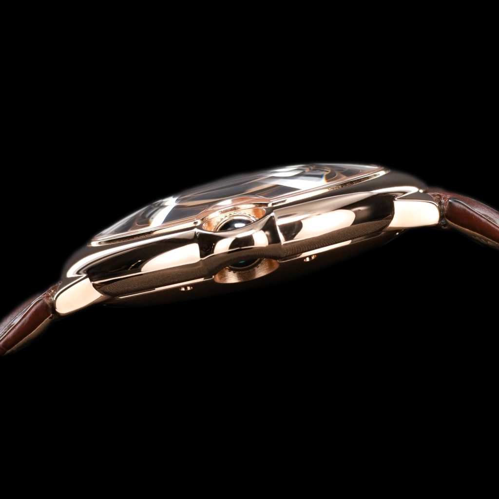cartier Ballon Bleu 42 Automatic Pink Gold / Chocolate