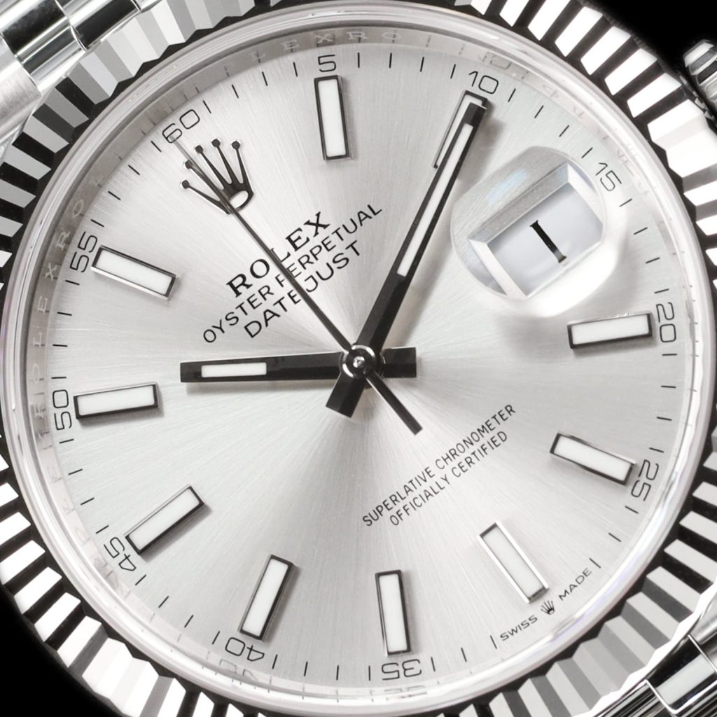 Rolex Datejust 41 Stainless Steel Fluted / Jubilee / Silver