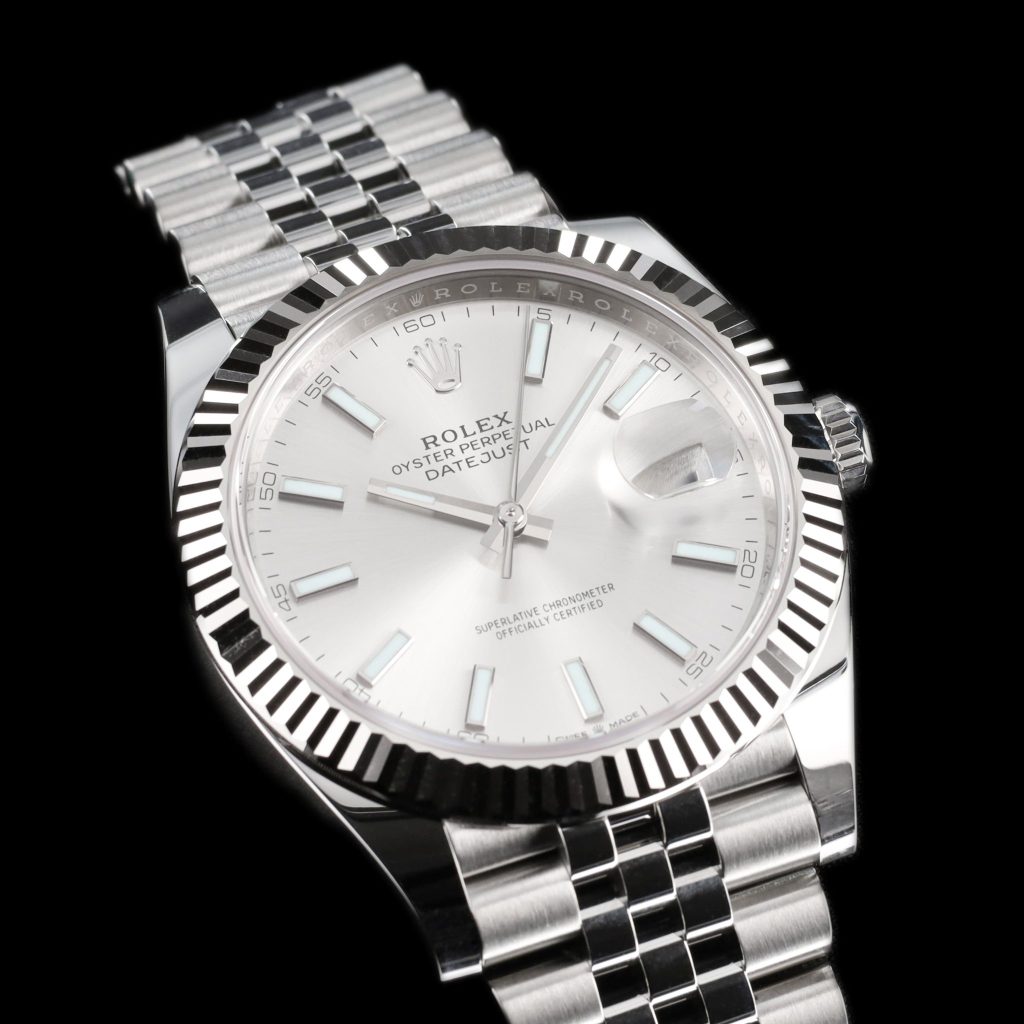 Rolex Datejust 41 Stainless Steel Fluted / Jubilee / Silver