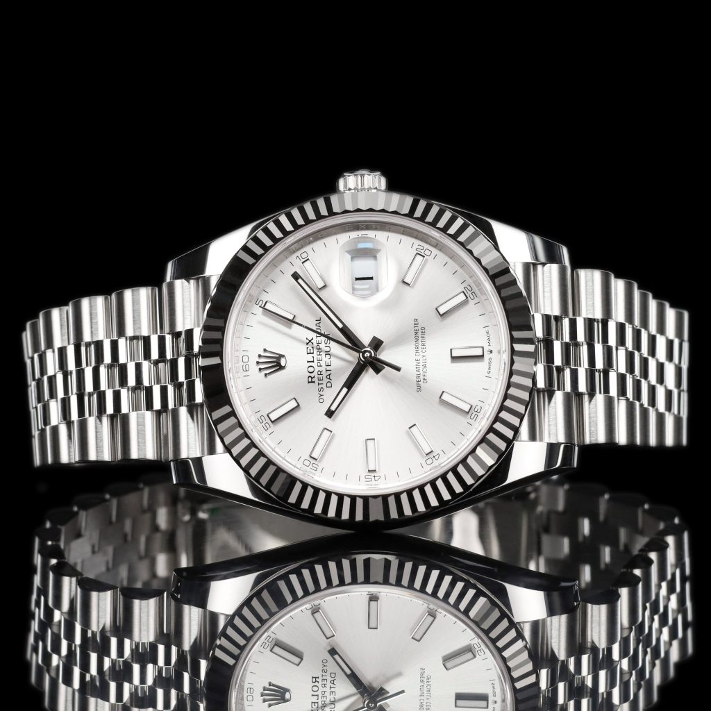 Rolex Datejust 41 Stainless Steel Fluted / Jubilee / Silver