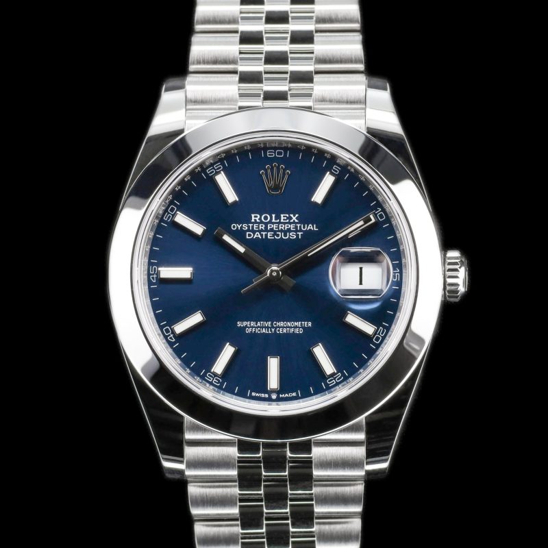 Rolex Datejust 41 Stainless Steel Smooth / Jubilee / Blue