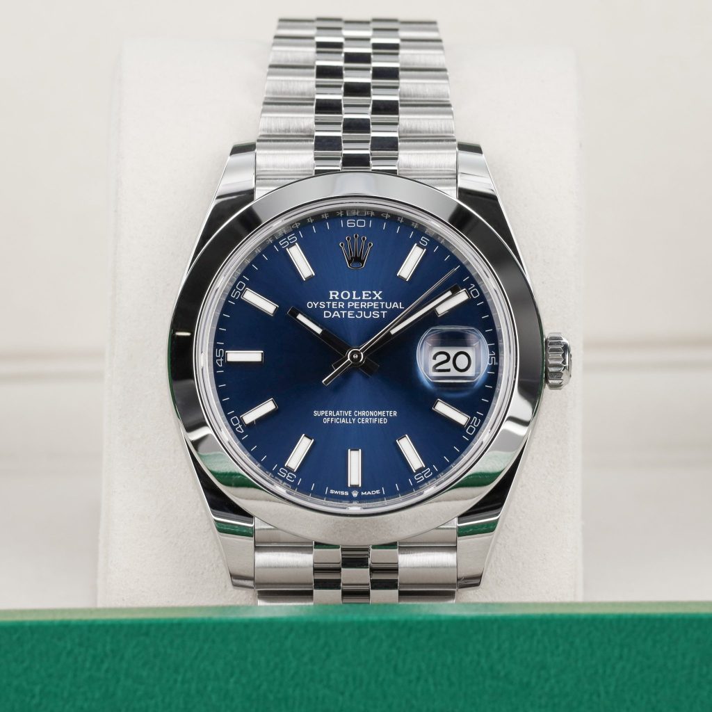 Rolex Datejust 41 Stainless Steel Smooth / Jubilee / Blue