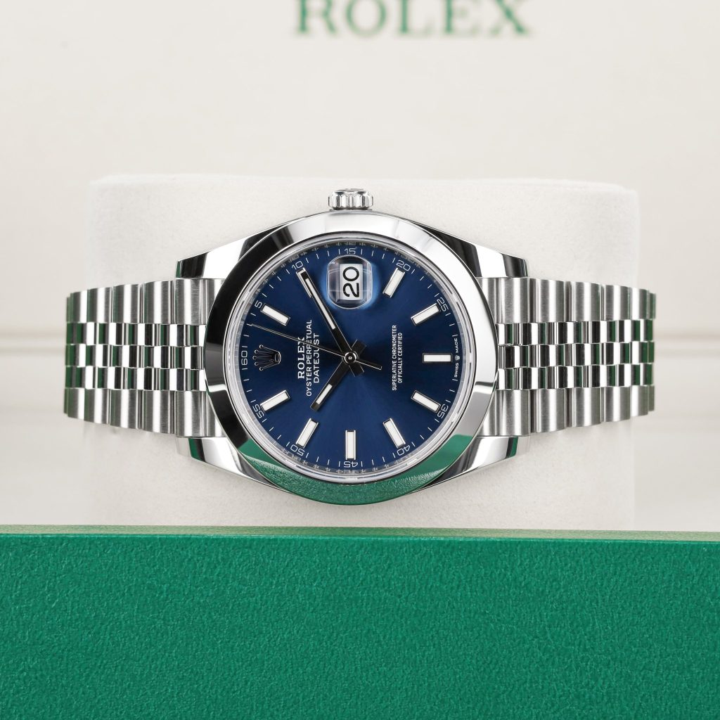 Rolex Datejust 41 Stainless Steel Smooth / Jubilee / Blue