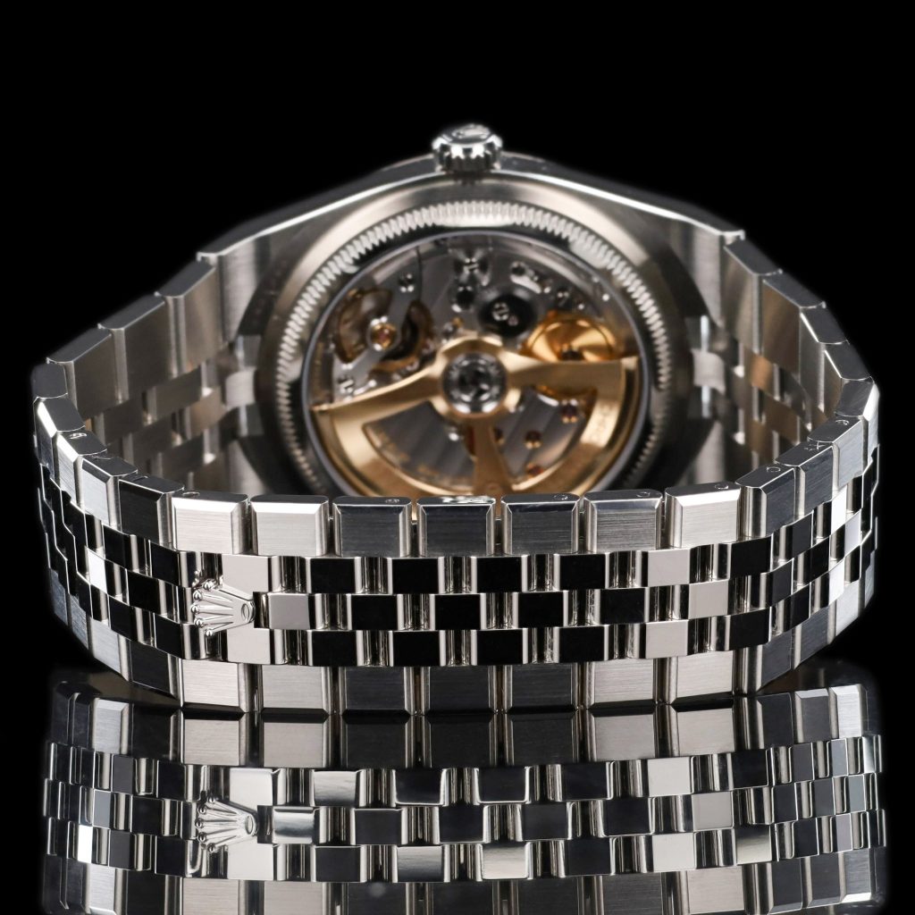 Rolex Land-Dweller Land-Dweller 36 Oystersteel – White Gold / White / Flat Jubilee