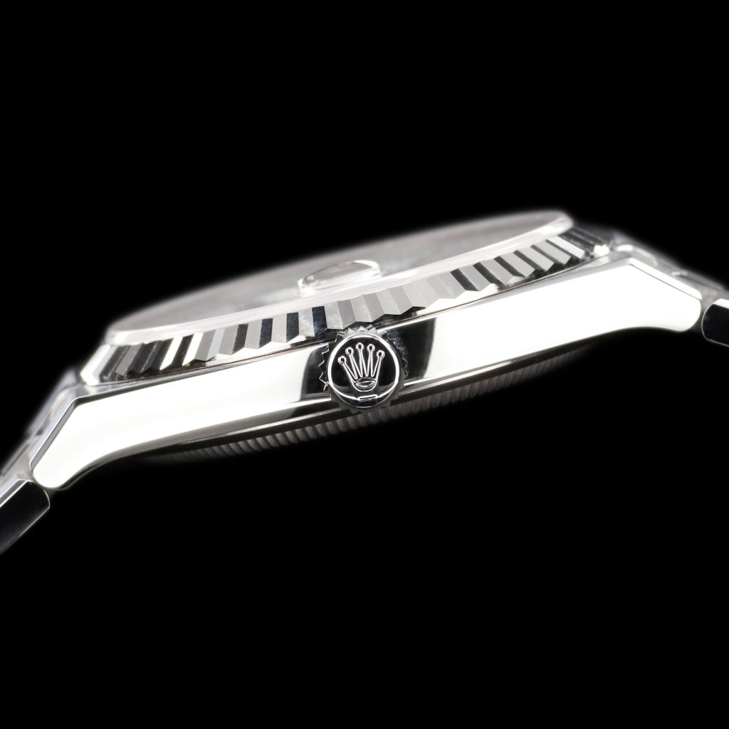 Rolex Land-Dweller Land-Dweller 36 Oystersteel – White Gold / White / Flat Jubilee