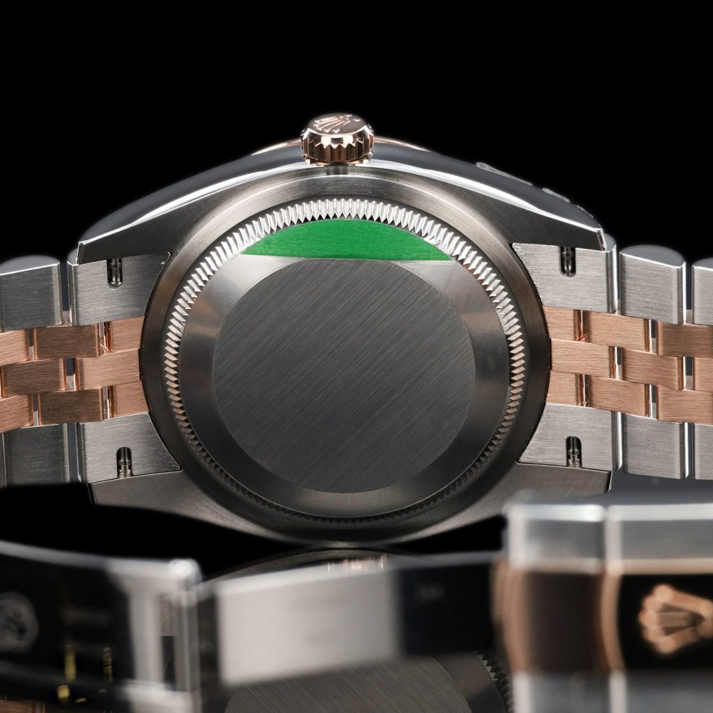 Rolex Datejust 36 Stainless Steel – Everose – Fluted / Slate Roman Diamond / Jubilee