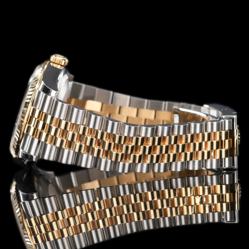 Rolex Datejust 36 Stainless Steel – Yellow Gold – Fluted / Olive Roman Diamond / Jubilee