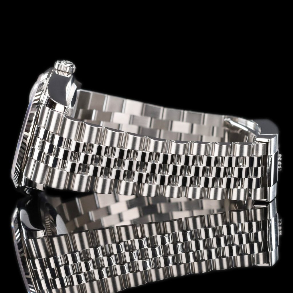 Rolex Datejust 36 Stainless Steel / Fluted / Pink Jubilee / Jubilee