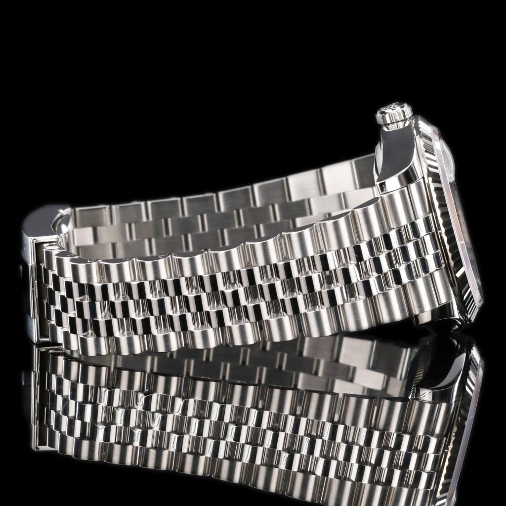 Rolex Datejust 36 Stainless Steel / Fluted / Pink Jubilee / Jubilee