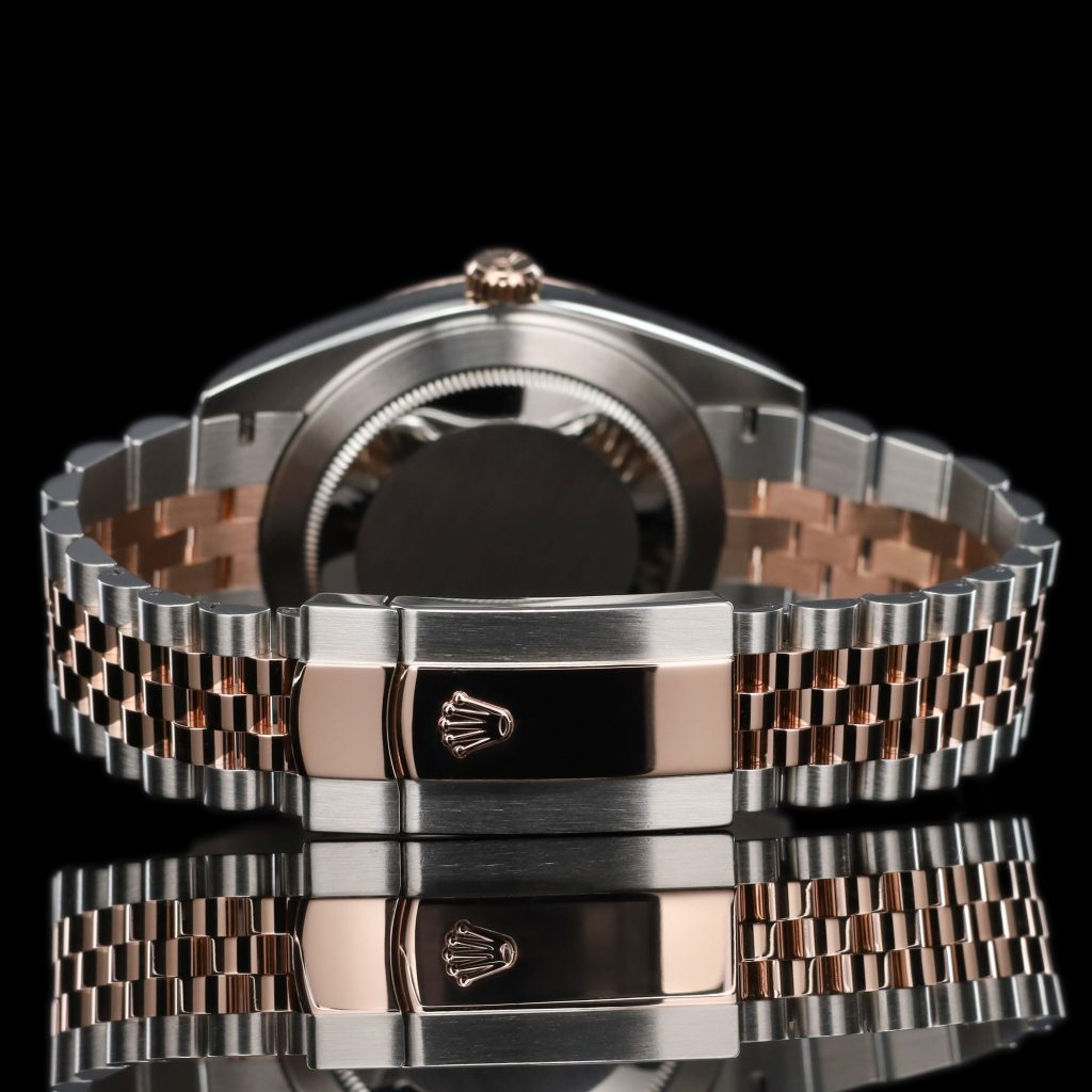 Rolex Datejust 41 Rolesor Everose Fluted / Jubilee / Chocolate
