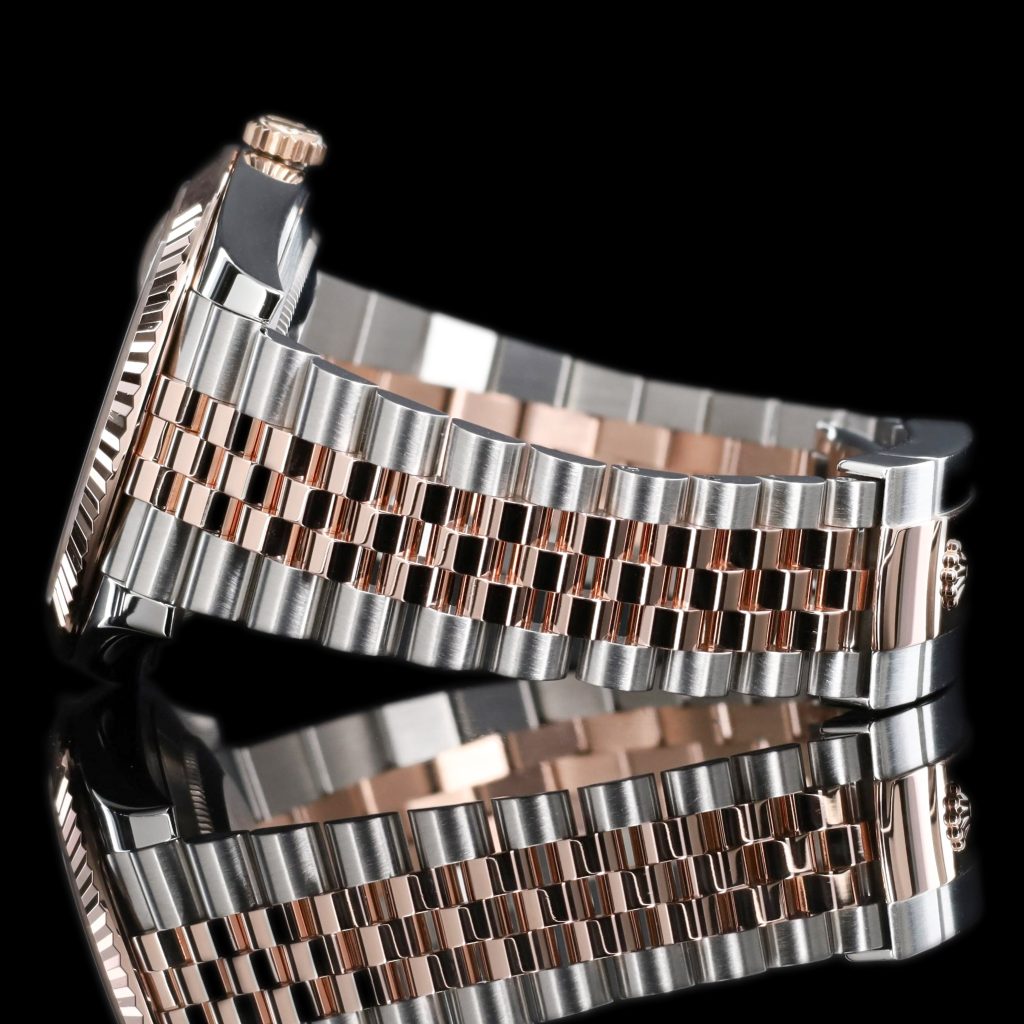 Rolex Datejust 41 Rolesor Everose Fluted / Jubilee / Chocolate