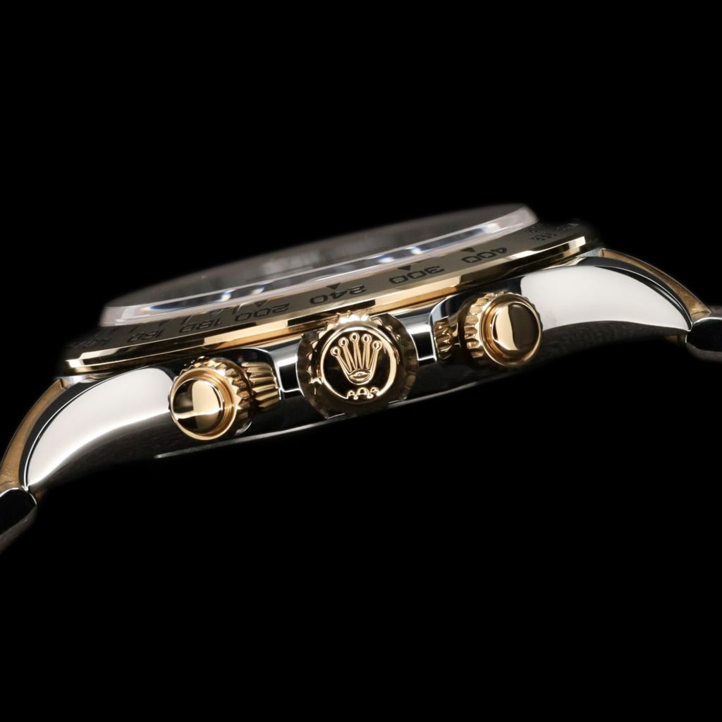 Rolex Daytona Cosmograph Stainless Steel / Yellow Gold / White