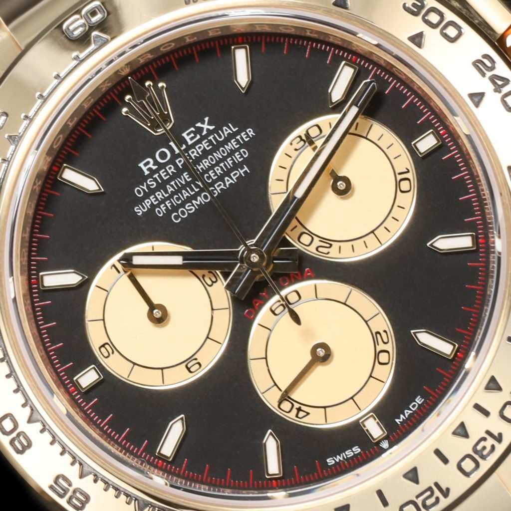 Rolex Daytona Cosmograph Yellow Gold / Black – Champagne / Oyster