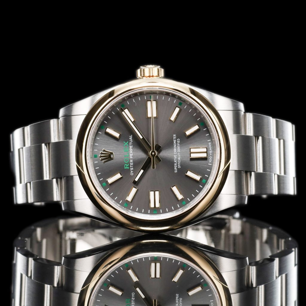Rolex Oyster Perpetual Stainless Steel – Yellow Gold / Slate