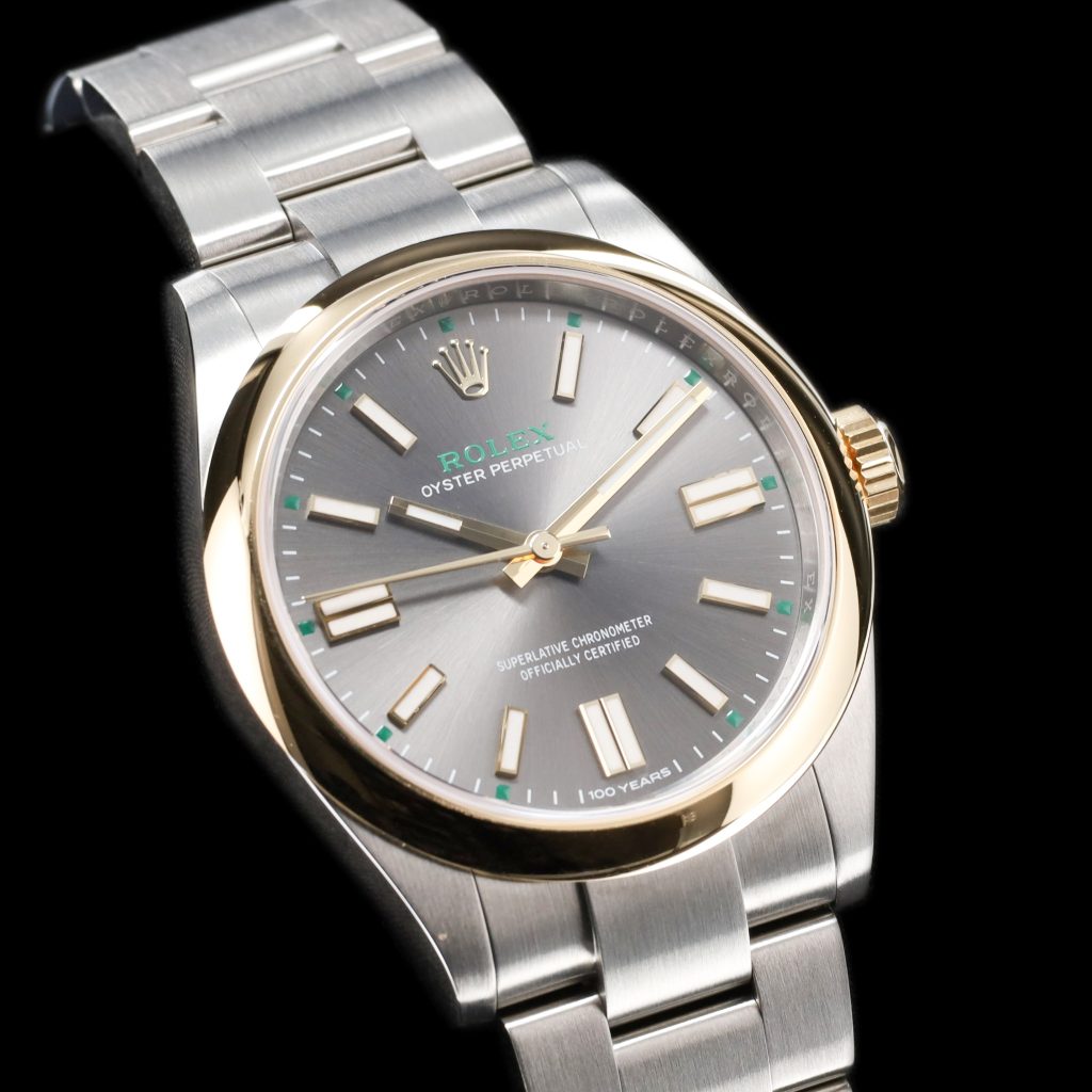 Rolex Oyster Perpetual Stainless Steel – Yellow Gold / Slate